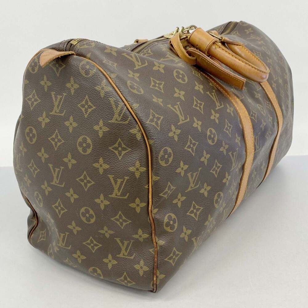 LOUIS VUITTON Brown Monogram Keepall 50 Boston Bag - Picture 2 of 13